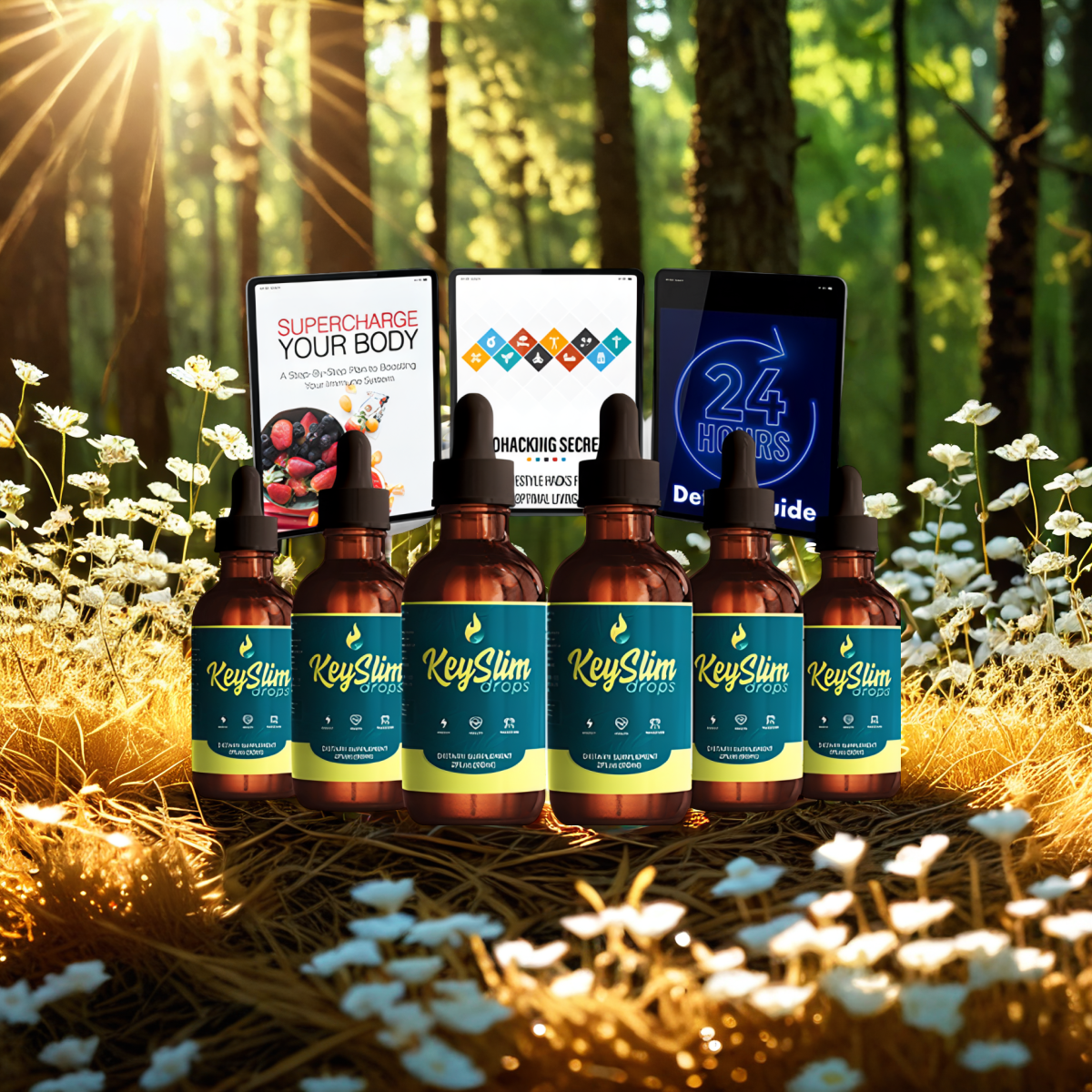 Keyslim Drops - 6 Bottles + 3 Digital Bonuses