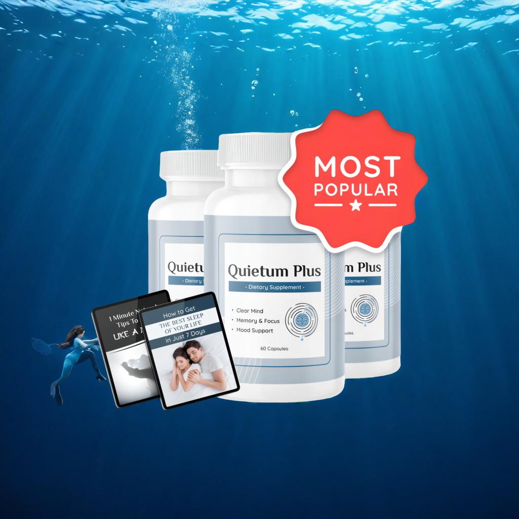 Quietum Plus - 3 Bottles + 2  Ebooks
